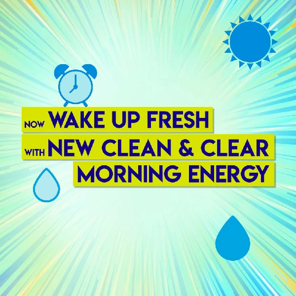 Clean & Clear Morning Energy Aqua Splash Face Wash with Cooling Menthol (100ml)