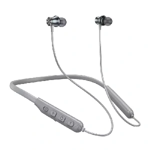 Hoco ES64 Ultra Sports Bluetooth Wireless Neckband Earphone – Silver Color