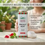 Snake Brand Prickly Heat Classic Original Cooling Powder 280g (Thailand)