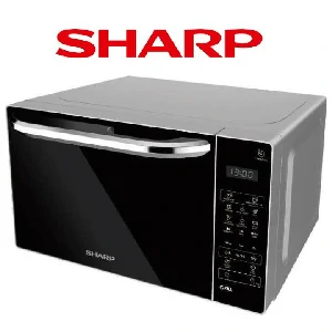 Sharp R-72EO (S) Microwave Oven with Grill Function.