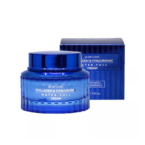 3W Clinic Collagen & Hyaluronic Water-Full Eye Cream 55g (Korea)