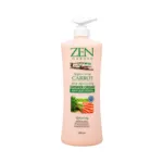 Zen Garden Lightening Carrot Deep Moisturising  Relaxing Shower Cream 1000ml (Malaysia)
