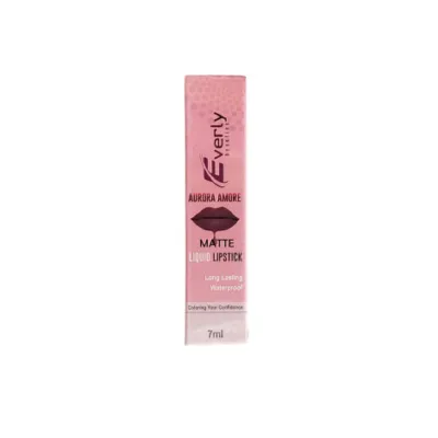Everly Beauties Aurora Matte Liquid Lipstick - Gamet Glamour (China)