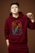 Drop Shoulder DTF Print Hoodie for Men and Women, M to XXL