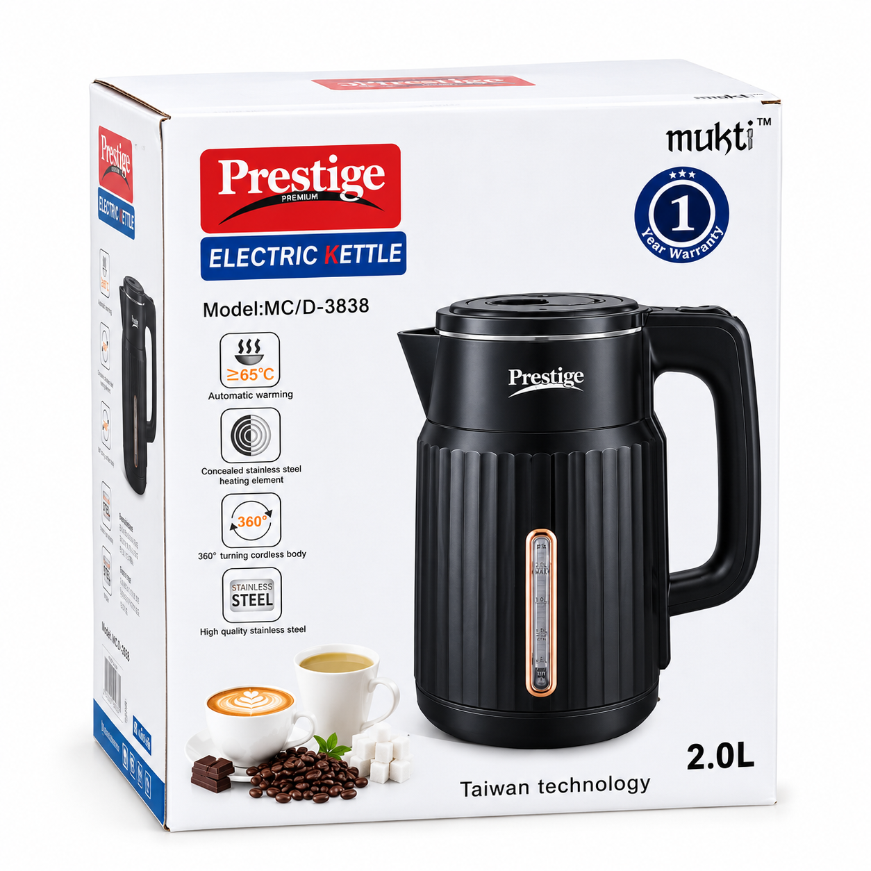 Prestige Mukti 2.0L Electric Kettle