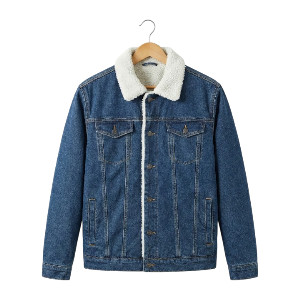 Premium Denim Sherpa Lined Jacket