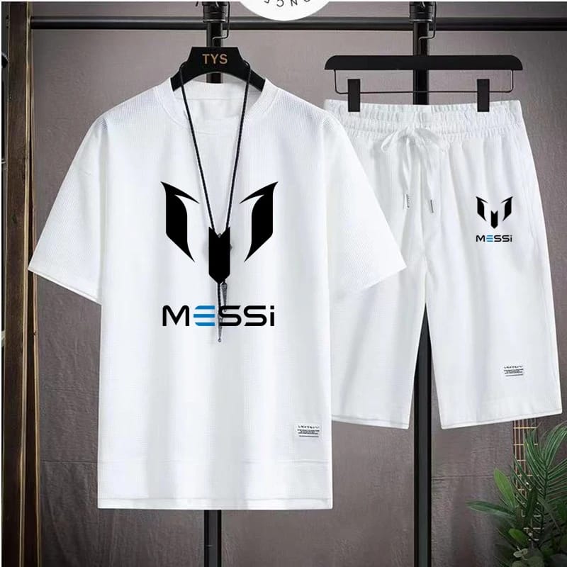 Men's 160 GSM Mesh T-Shirt and Shorts Set, 6 Colours, M to XL