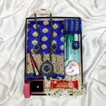 Premium Silk Katan Saree Combo Pack – Blue