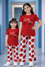 Kids' Half Sleeve Cotton Knit T-Shirt and Pant Set, 6 Colours
