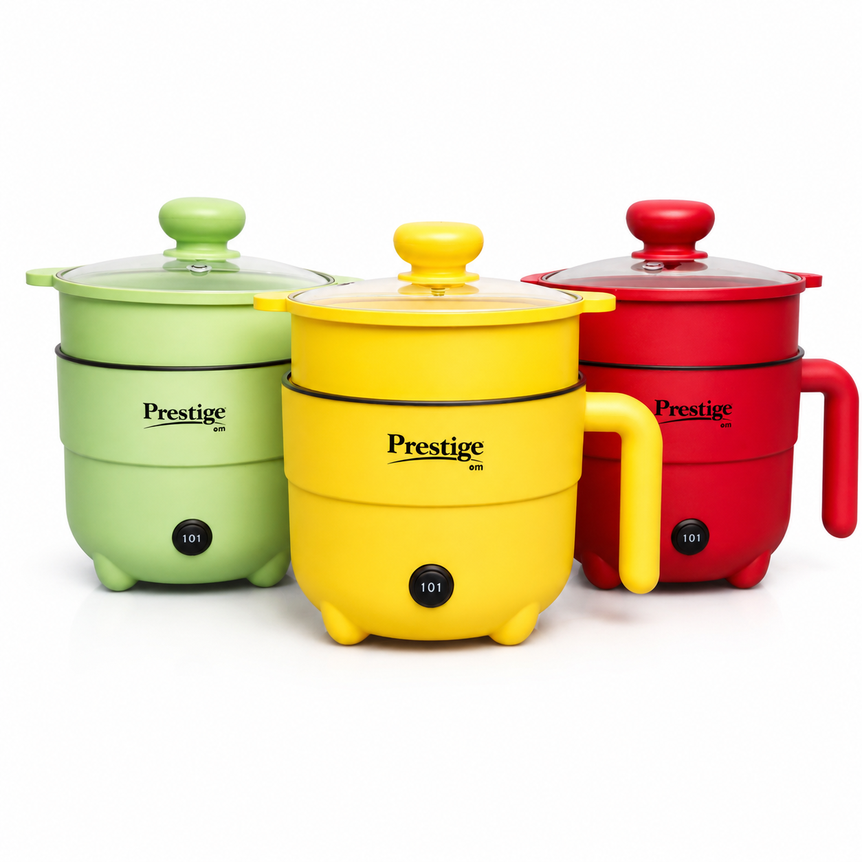 Prestige 3.2L Multifunctional Electric Cooker – 1500W Energy-Saving Non-Stick Multi Cooker with Steamer Tray for Fry, Curry, Noodles & Steaming
