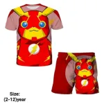 Kids' Poplin T-Shirt and Pant Set with Pocket, 1 to 12 Years