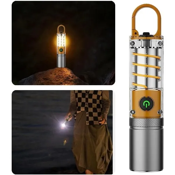 X-10 Rechargeable Camping Flashlight Type-C 1800mAh