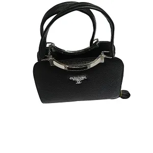 Women's Handbag Stone (black)