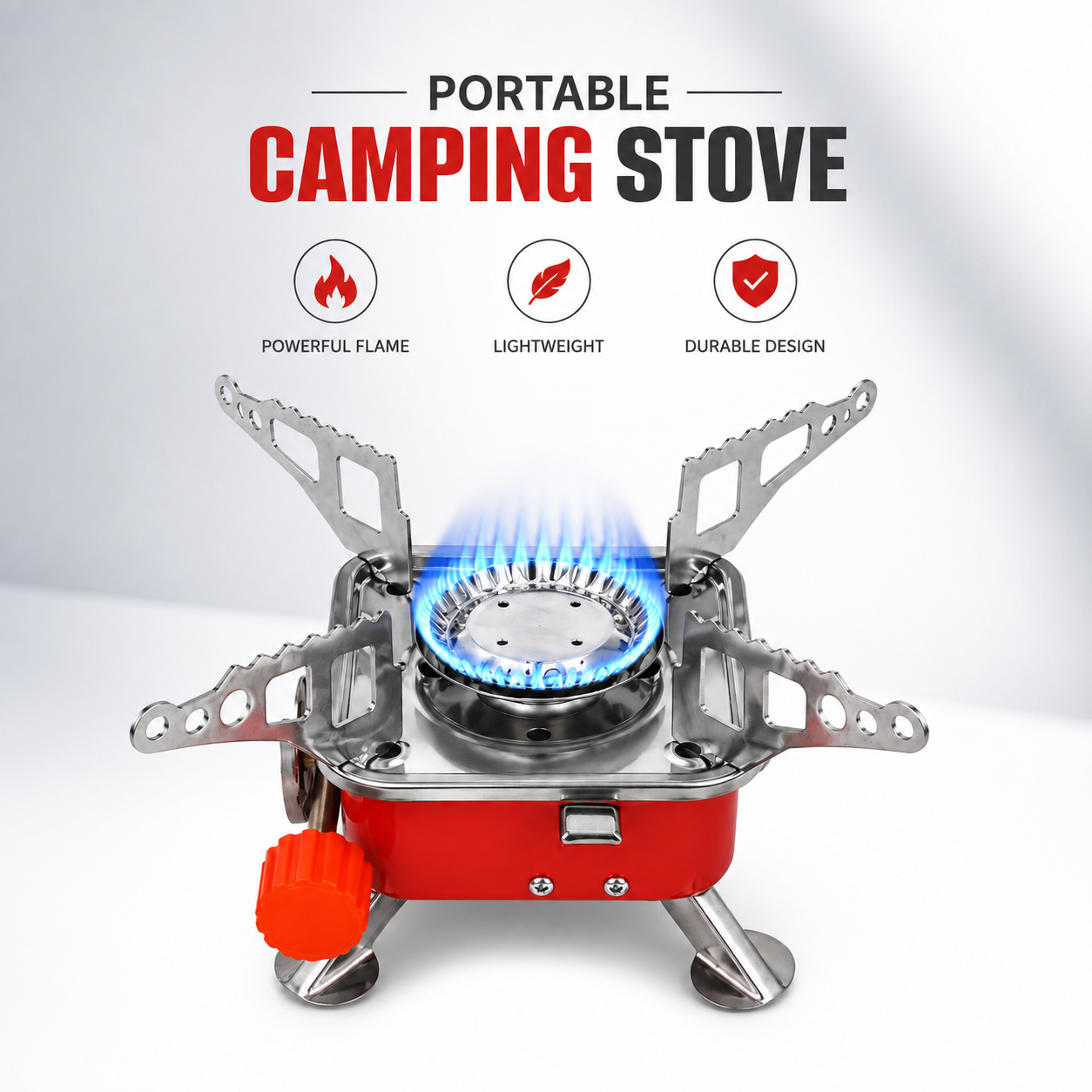 Kovar K-202 Portable Card Type Stove Price in Bangladesh – Lightweight Outdoor Camping Gas Stove with Auto Fire & Compact Design