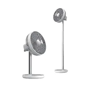 JISULIFE Table Fan life7 Oscillating Extendable Table Fan – White