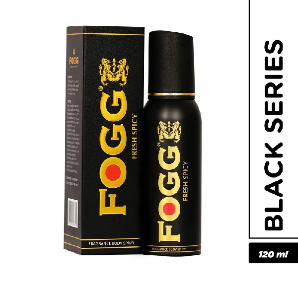 Fogg Black Men Body Spray (Spicy) (120ml)