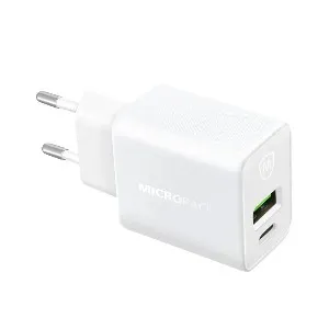 Micropack MWC-233 PD 33W USB & USB-C White Charger