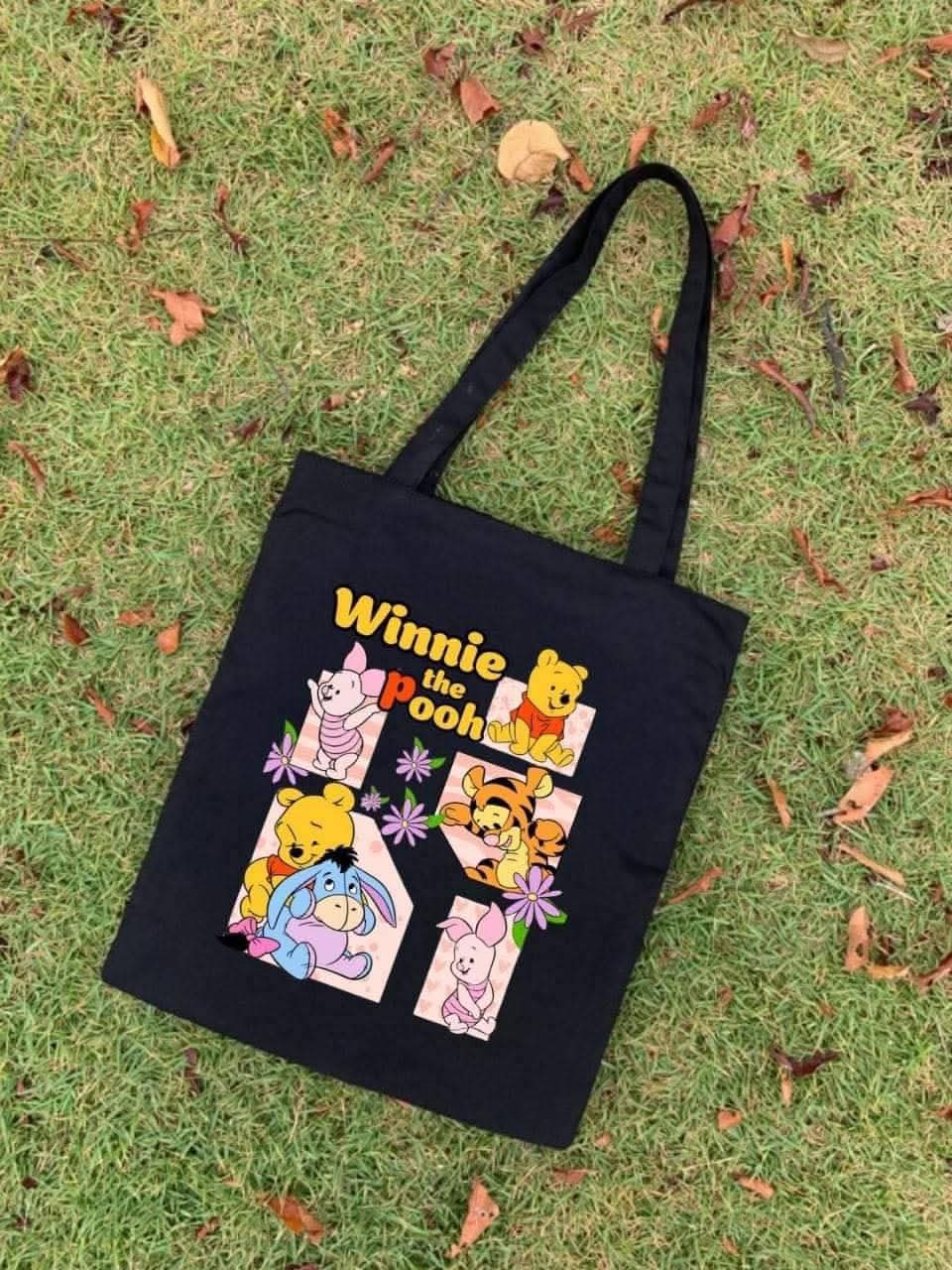 Canvas Tote Bag with DTF Rubber Print, 14x16 Inch