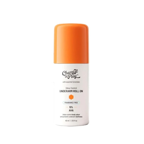 Innovist Chemist at Play 5% AHA Fragrance Free Underarm Roll On 40ml (India)