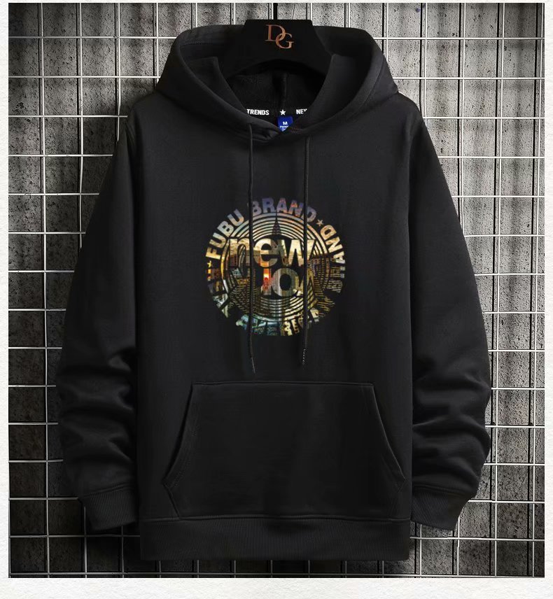 Cotton Winter Hoodie, 300 GSM, Size M, 4 Colour Choices