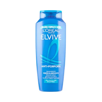 L'Oreal Paris Elvive Anti-Forfora Riequilibrante Shampoo 300ml (France)