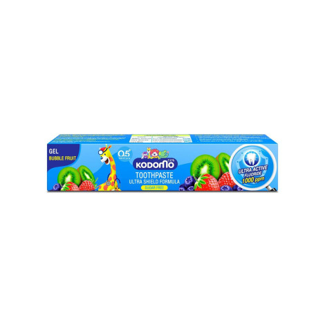 Kodomo Toothpaste Gel Ultra Shield Formula - Bubble Fruit 40g (Thailand)