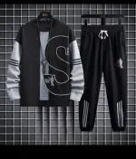 Men's Cotton T-Shirt and 280 GSM Trouser Set, 6 Colours