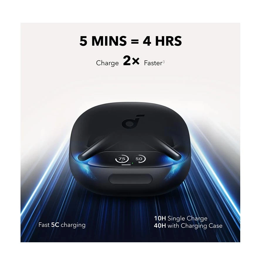 Anker Soundcore Liberty 4 Pro Midnight Black Bluetooth Earbuds