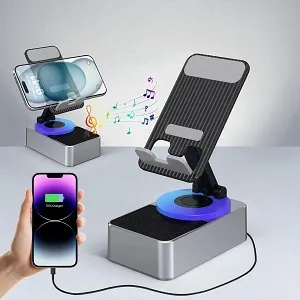 WYS-2301BT 3-in-1 Bluetooth Speaker with Phone Stand & Power Bank