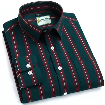 Mens long sleeve Strip shirt