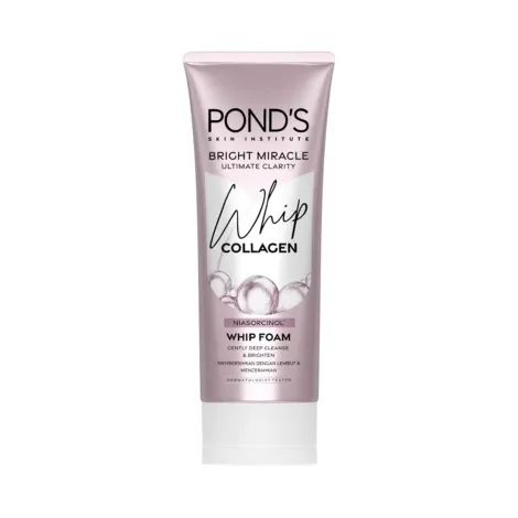 Pond's Bright Miracle Ultimate Clarity Collagen Whip Foam 100g (Indonesia)