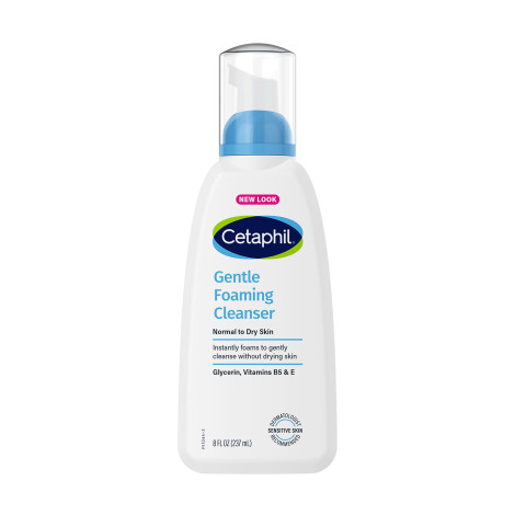 Cetaphil Gentle Foaming Cleanser Normal to Dry Sensitive Skin 237ml (Canada)