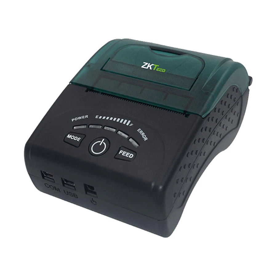 ZKTeco ZKP5808 Black Portable Thermal POS Printer