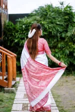 Kanjivaram Katan Silk Saree with Matching Blouse Piece
