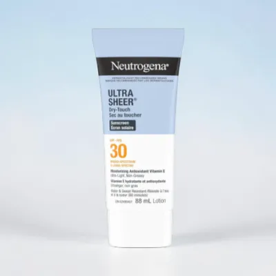 Neutrogena Ultra Sheer Dry Touch Sunscreen Lotion SPF 30 88ml (Canada)