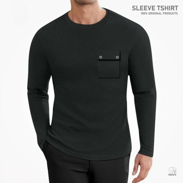 Men's Styllish Full Sleeve Sweatshirt (Black)