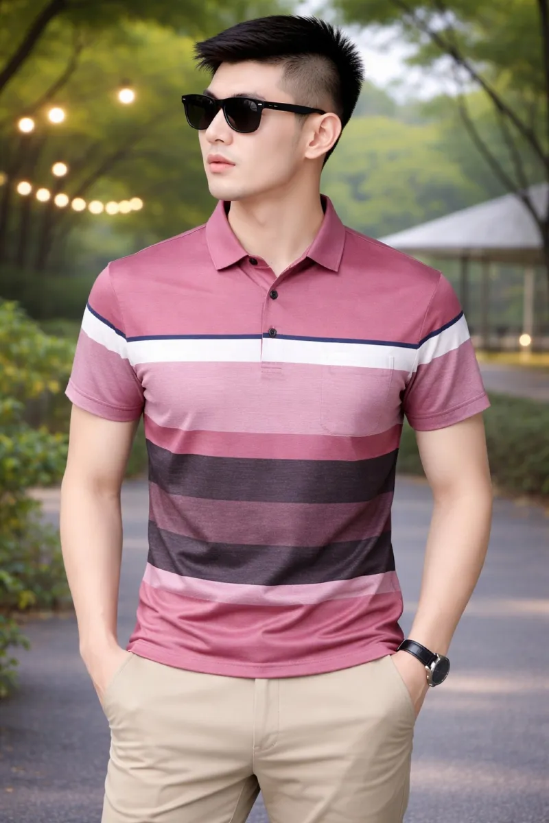 Men's Polyester Polo Shirt, 170 GSM, Sizes M and L
