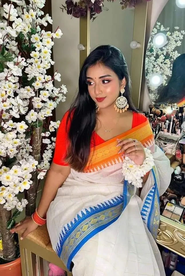 Tangail Modhurai Saree with Blouse Piece, 13 Haath