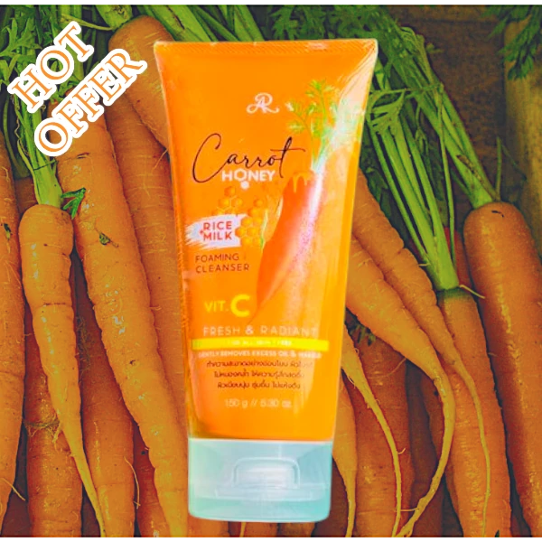 AR CARROT HONEY RICE MILK FACEWASH