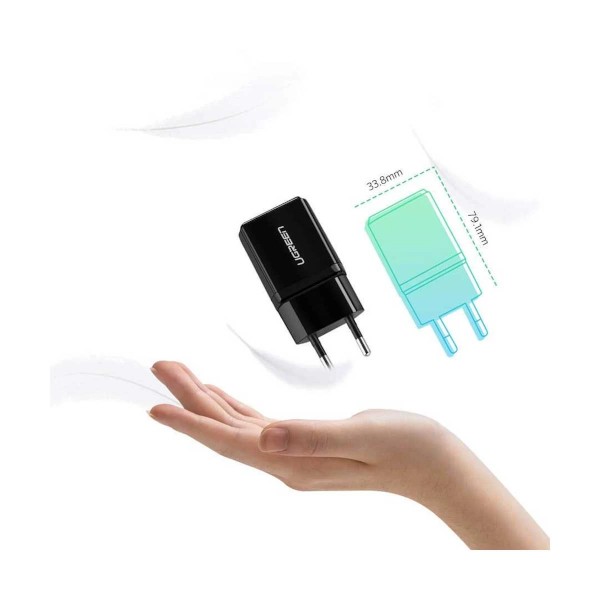 Ugreen ED011 (50459) 10.5W USB Black Charger