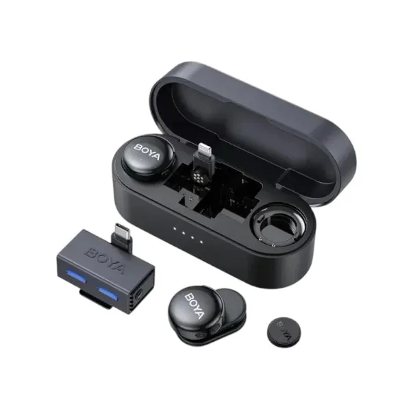 BOYALINK 3 AI-Powered Button Sized Wireless Microphone
