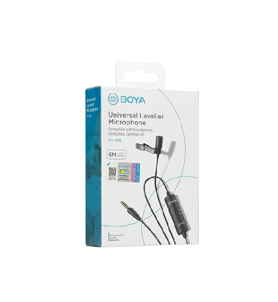 BOYA BY-M1S Universal Lavalier Microphone