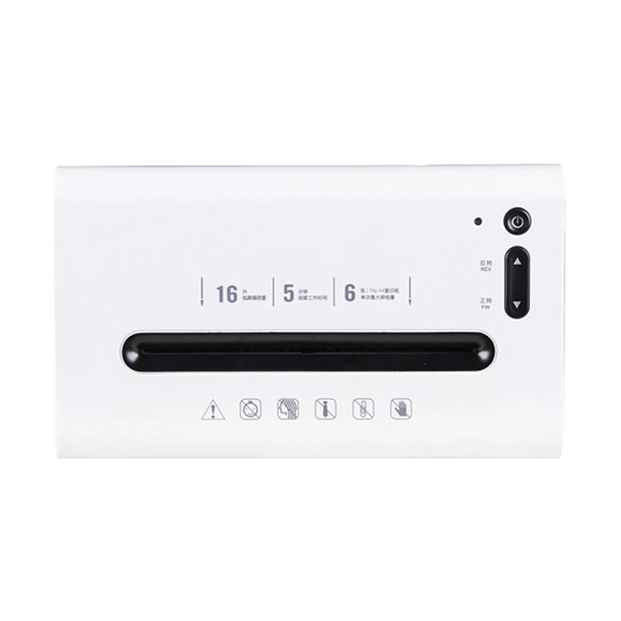 Deli E9921-EU 6 Sheet White Paper Shredder