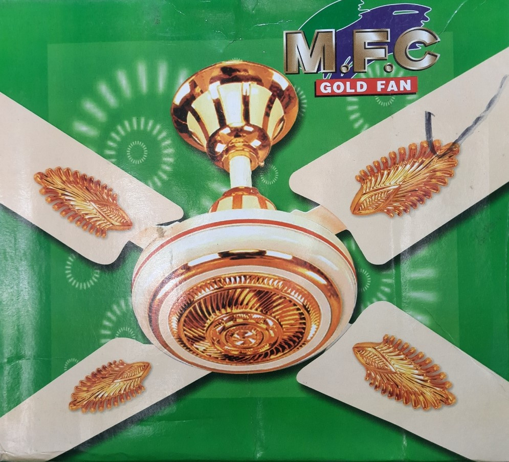 M.F.G Gold Ceiling Fan 56 inches