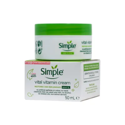 Simple Kind To Vital Vitamin Night Cream 50ml (Hungary)