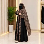 Tiger Print Abaya – 01