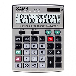 SAMS SM-1017B Desktop Calculator