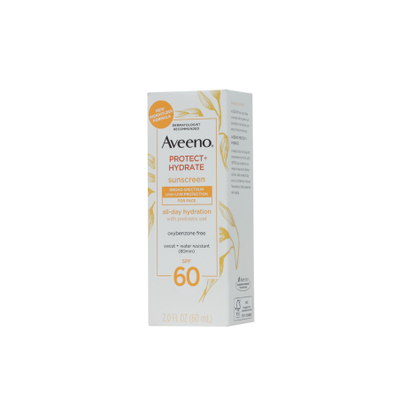 Aveeno Protect+ Hydrate All Day Hydration Sunscreen SPF60 60ml (Canada)