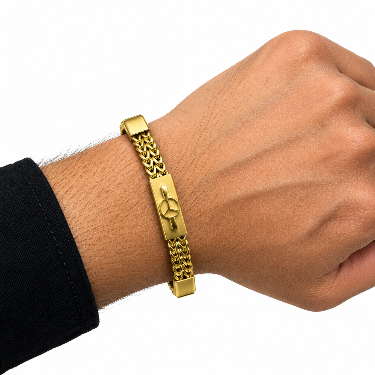 Men's Luxury 3-in-1 Combo Set - Watch, Chain & Bracelet