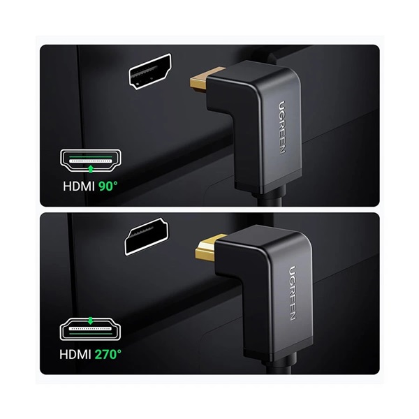 Ugreen HD103 (10172) HDMI Male to Male, 1 Meter, Black Cable